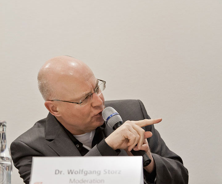 Dr. Wolfgang Storz, Moderation